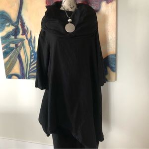 🔥 SOLD AS SET 🔥 bryn Walker Linen Cowl Neck Asymmetrical Top & Wide Leg Pants